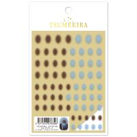 ツメキラ チークカラーブラウン×ライトブルー NN-HIT-005