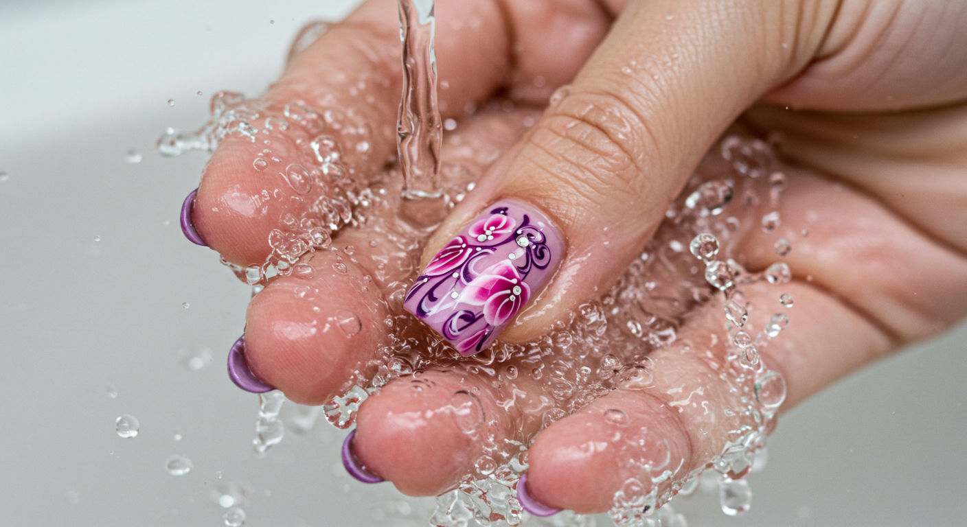 水で落とせるイメージ
